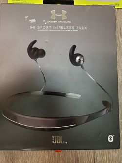 JBL - Under Armour Sport Flex Wireless In-Ear Behind-the-Neck Headphones  Used