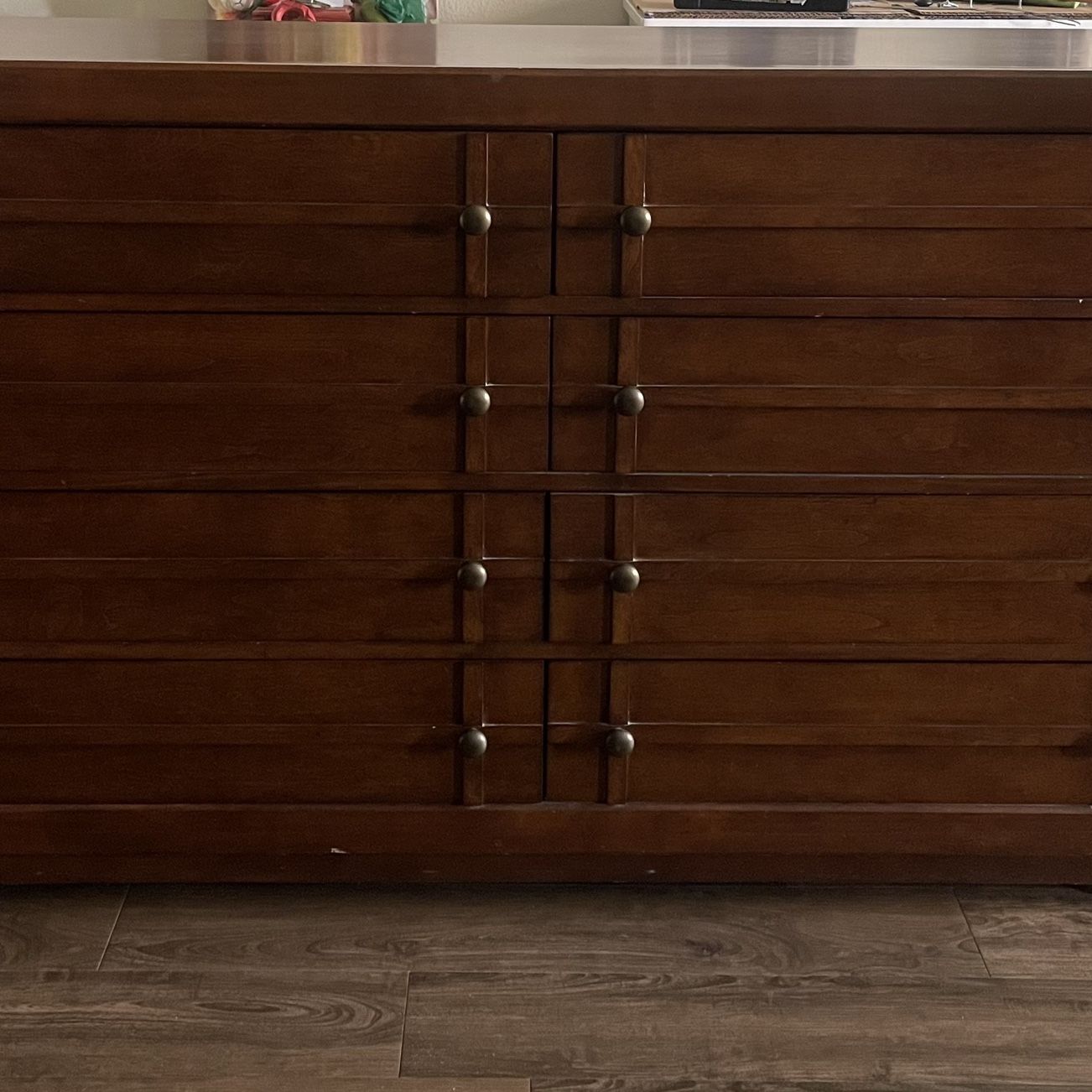 Bedroom dresser with matching nightstands