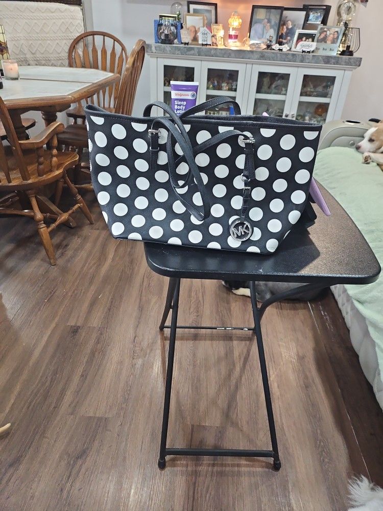 Mk, Poka Dot Bag