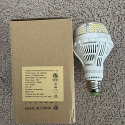 SANSI 400W Equivalent 6000 Lumens Brightest LED Light Bulb, 5000K Daylight E26 A21 Super Bright LED Bulb Non-Dimmable, 22-Year Lifetime, 40W Energy Sa