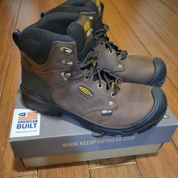 Keen Utility Men Independence 6" Carbon Fiber Toe Waterproof Work Boots Sz 11.5 