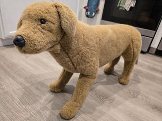 Melissa & Doug Lifelike Standing Yellow Labrador Retriever Plush