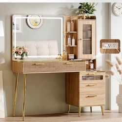 Damaged Makeup Vanity 