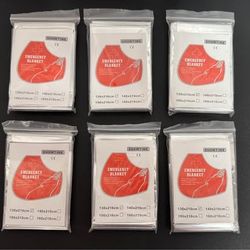 Emergency Mylar Thermal SpaceBlankets Survival Kit Camping $5 for All 