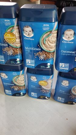 Cereal para bebe 10 botes nuevos
