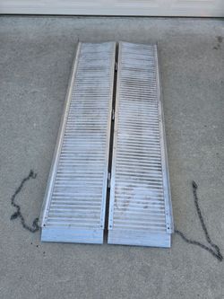 6’ Heavy Duty Aluminum Folding Ramps - Truck / ATV / Mobility Scooter