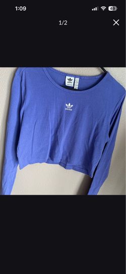 Adidas Originals Long Sleeve Crop Top