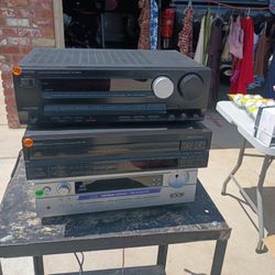 Receivers And 5 Disc CD Player