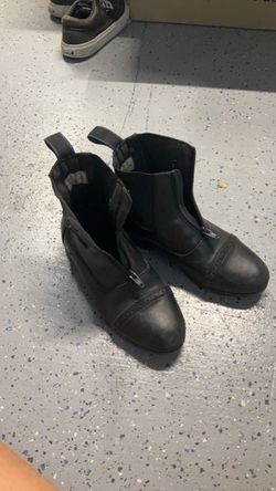 Black Horse Riding Boots Size 6
