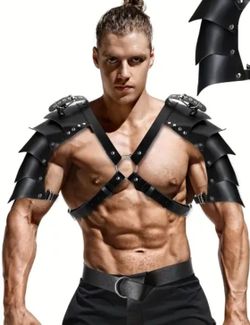 Halloween Costume Accessory Medieval Warrior Shoulder Protectors