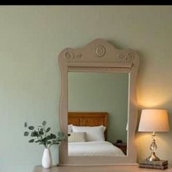 MIRROR- Beige/Taupe Mirror