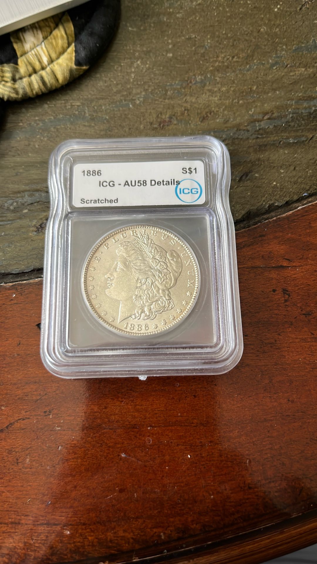 1886 Silver Morgan Dollar Graded AU58! Toner Starting!