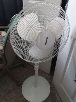 Oscillating floor fan