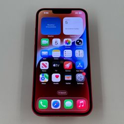 iPhone 14 Red 100% Battery Unlocked