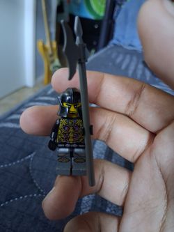Lego minifigure with ninjago parts