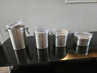 Silver Canister Set