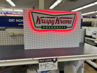 Krispy Kreme sign