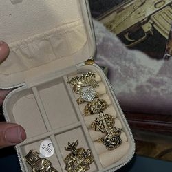 18k gold filled rings, super high quality