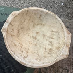 Newborn Photography Prop Wooden Bowl