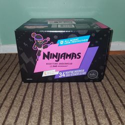 Ninjamas 34 Nightime Underwear Size L
