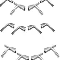 Canopy Fittings Coupling bundle of 12 High Peak Connectors in multi-packs, including 6 End (3Way) and 6 Mid (4Way) fittings