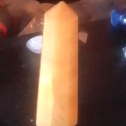 orange selenite tower