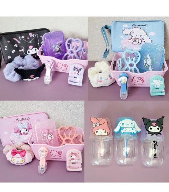 SANRIO CHARACTERS NAIL CLIPPER EYELASH CURLER BEAUTY BUNDLE