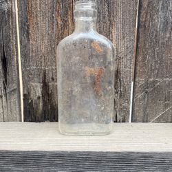 St Pierre Smirnoff Antique Glass Bottle