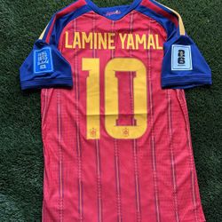 Spain Home Jersey 2026 World Cup – Lamine Yamal #10 (Medium)
