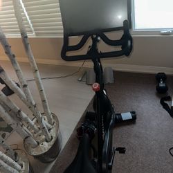 New PELOTON - Only 40 Rides On It - W/Shoes & Weights