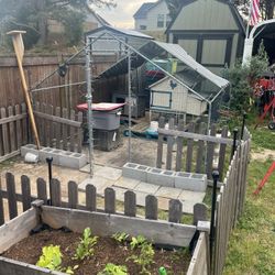 Chicken Coop And Fence