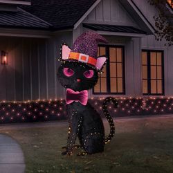 5 foot Halloween cat