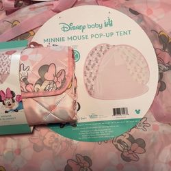 Minnie Mouse Pop up Tent and Outdoor Blanket
