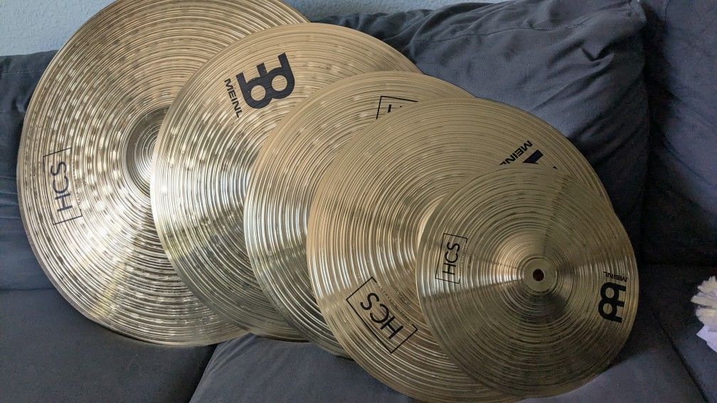 New 5 - Piece Meinle Cymbals Set