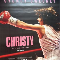 Christy (2025) Sydney Sweeney Movie DS 27x40 Poster