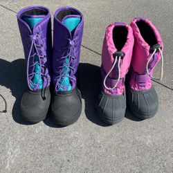 Snow Boots (2) Pairs 