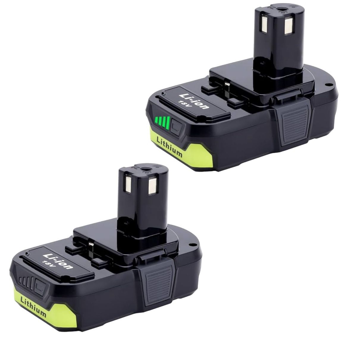 2 Pack 18V 3.5Ah Lithium Replacement Battery Compatible with Ryobi 18V