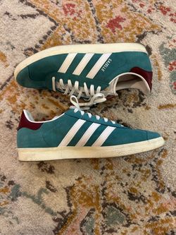 Adidas Gazelle Teal Suede Sneakers