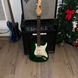 Series 10 Electric Guitar – Dark Green – Needs Repair