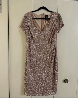 New Adrianna papell sequence & beaded sheath dress size 14 details in photos pickup Gaithersburg md20877