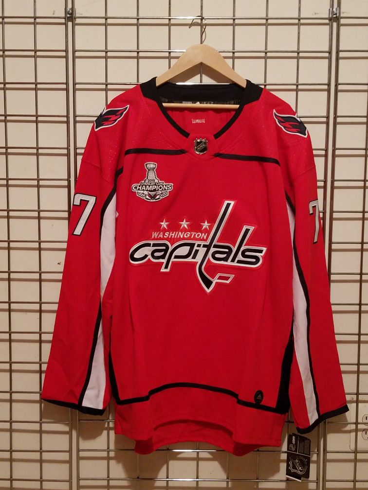 WASHINGTON CAPITALS T.J. OSHIE JERSEY ADULT SIZE 54 BRAND NEW WITH TAGS🔥