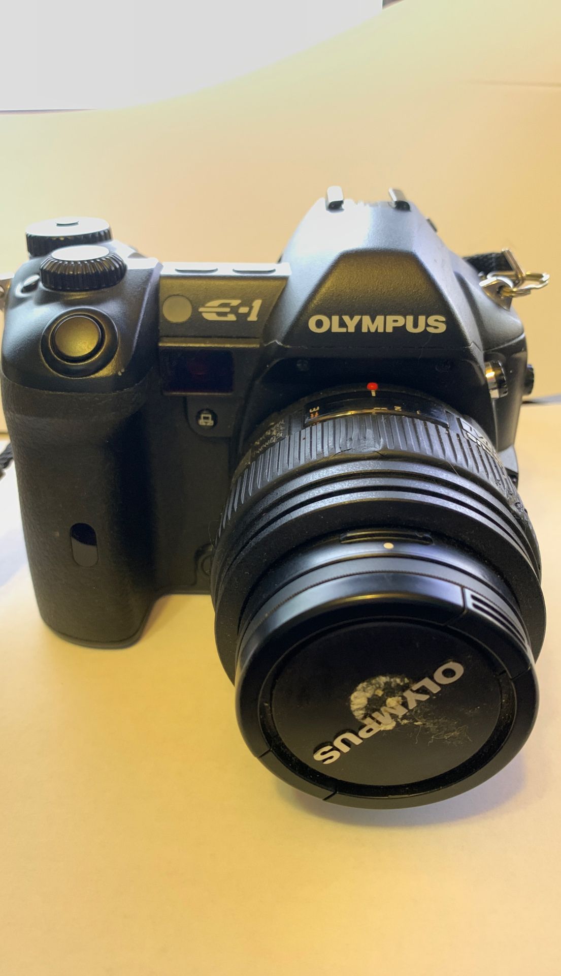 Olympus E-1 digital camera.
