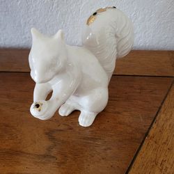 1992 Vintage Lenox Jeweled Porcelain  Squirrel 