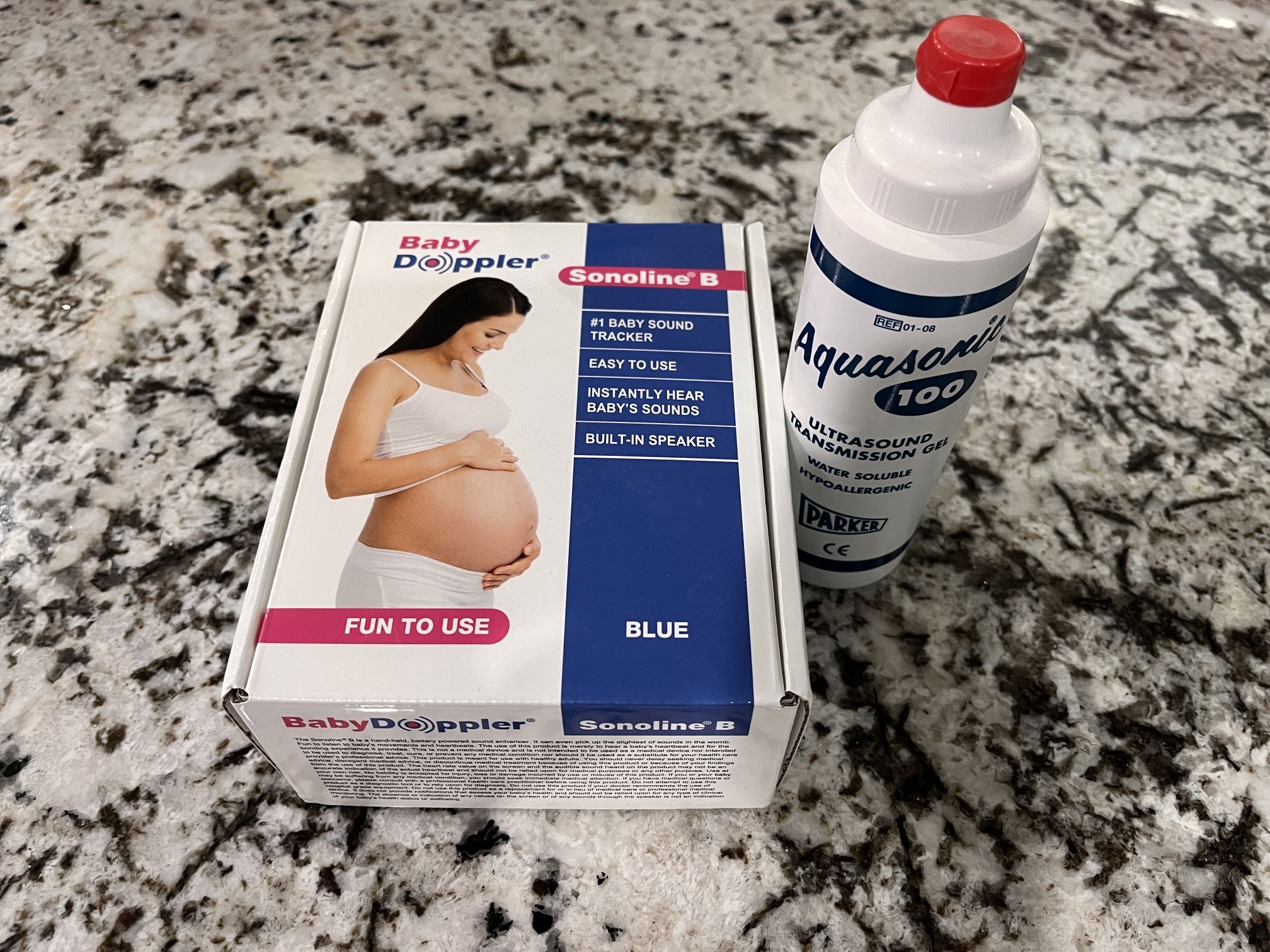 Baby Doppler and Aquasonic 100 Ultrasound Gel