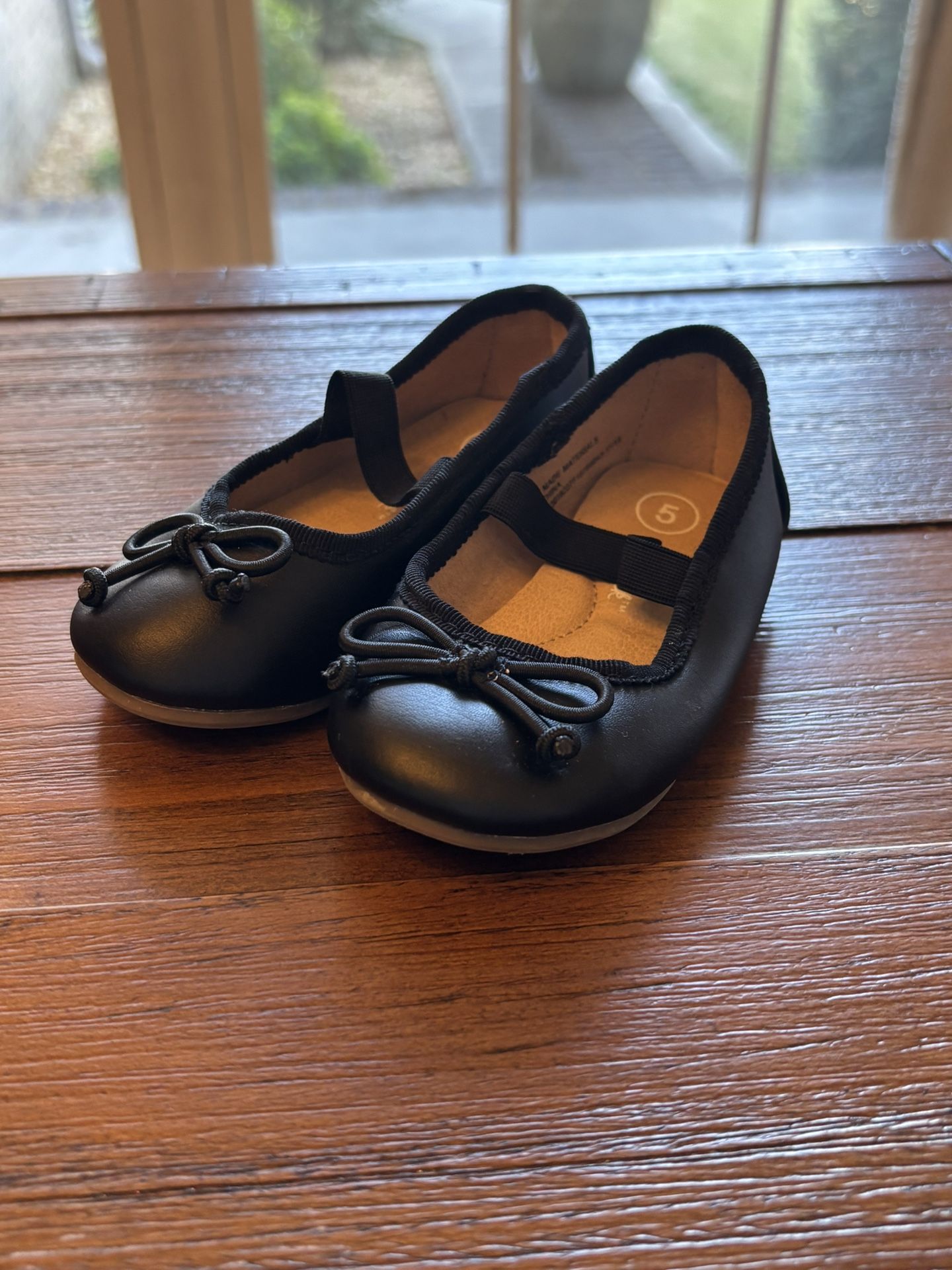 Toddler Girl Black Flats
