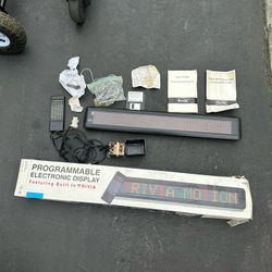 Electronic LED Message Board – Programmable + Built-In Trivia