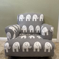 Rocking Chair For Toddler - Elephant Print 