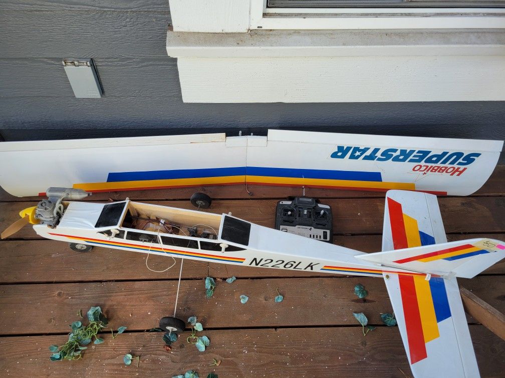 Gas Powered Model Airplane