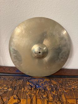 Vintage Antique Ludwig Paiste 18” Crash Ride Cymbal Slight Warp