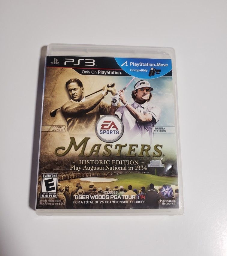 Tiger Woods: PGA Tour 14 Masters Historic Edition PS3